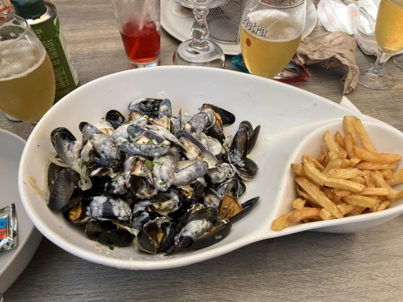 Moules sauce fromage Corse