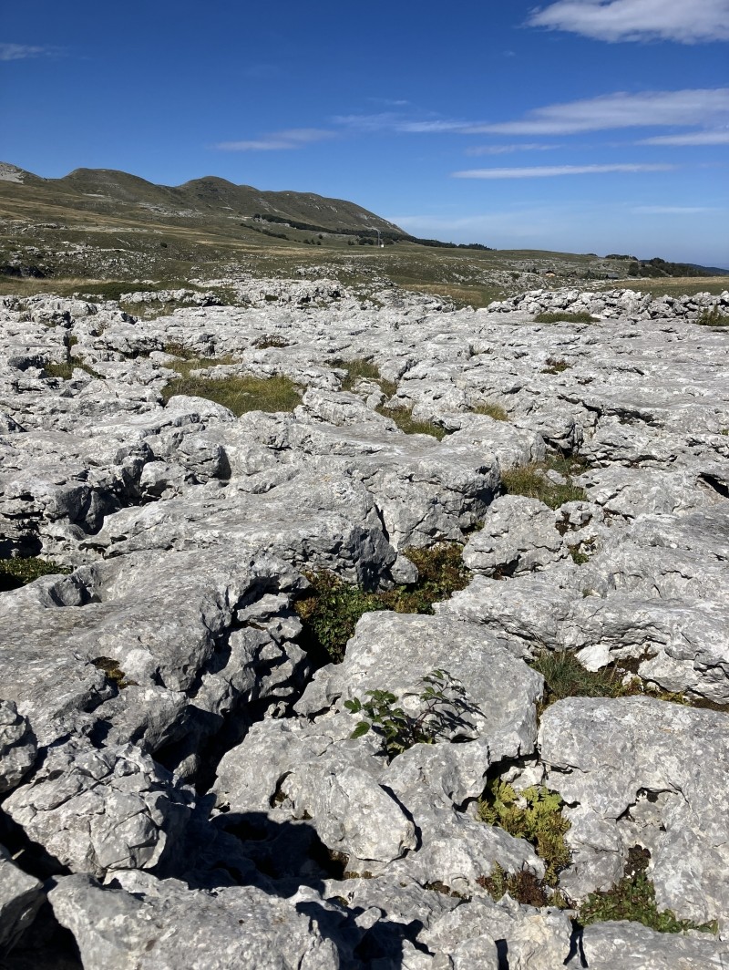 Le labyrinthe de lapiaz