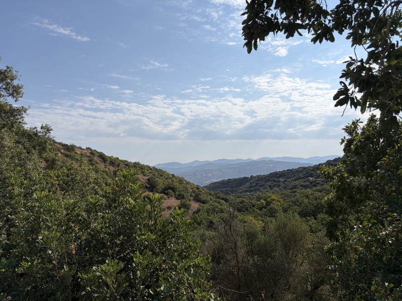 La vue du parking