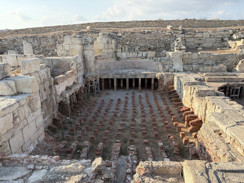Le Nymphée, bâtiment dédié aux bains
