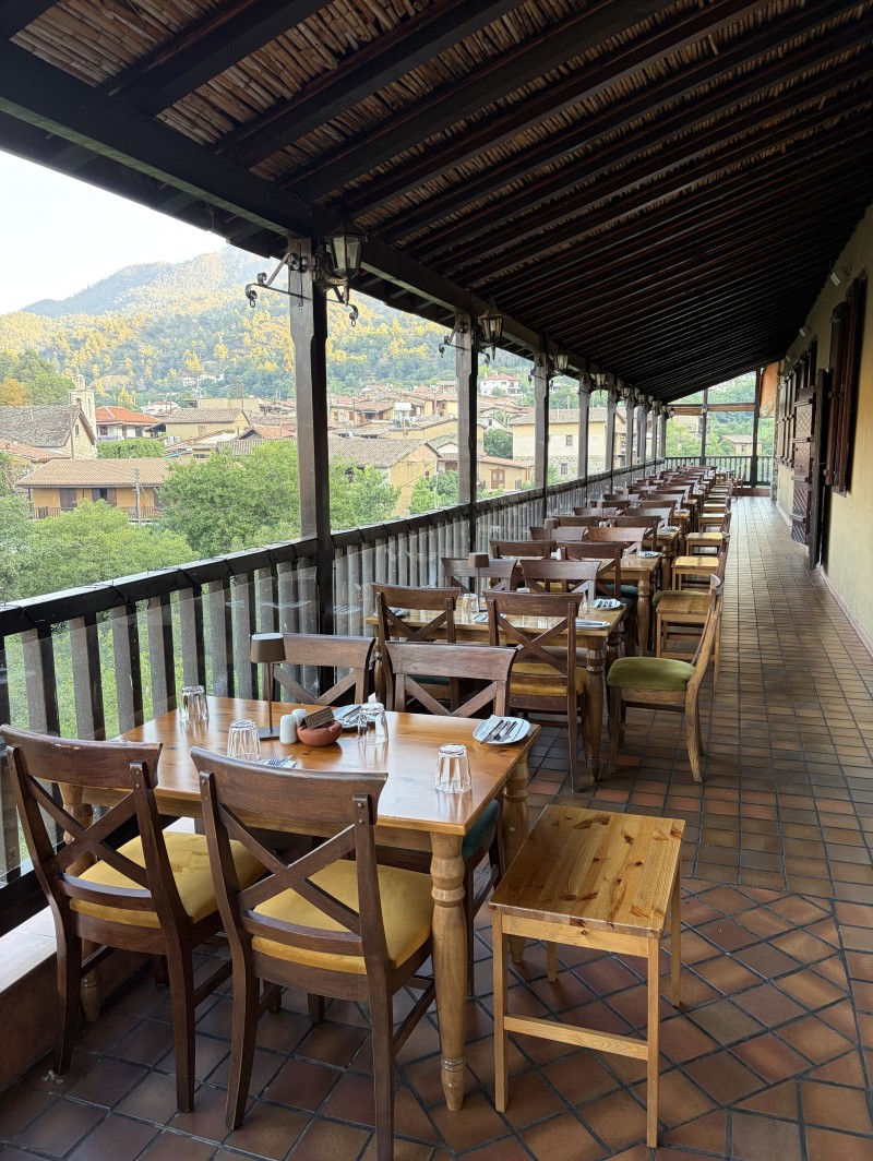 La vue depuis le restaurant Mylo au 3e étage