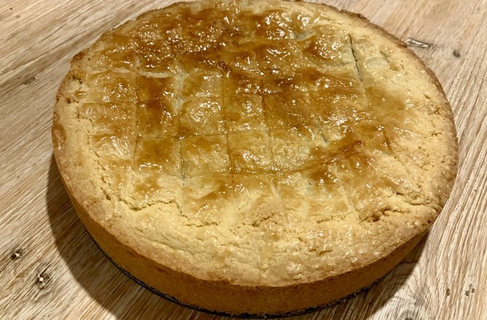 Gâteau Basque Rhubarbe et Pomme