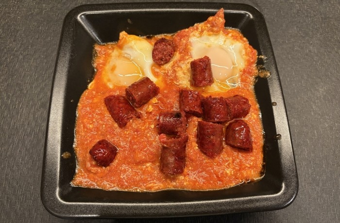 Chakchouka au chèvre frais