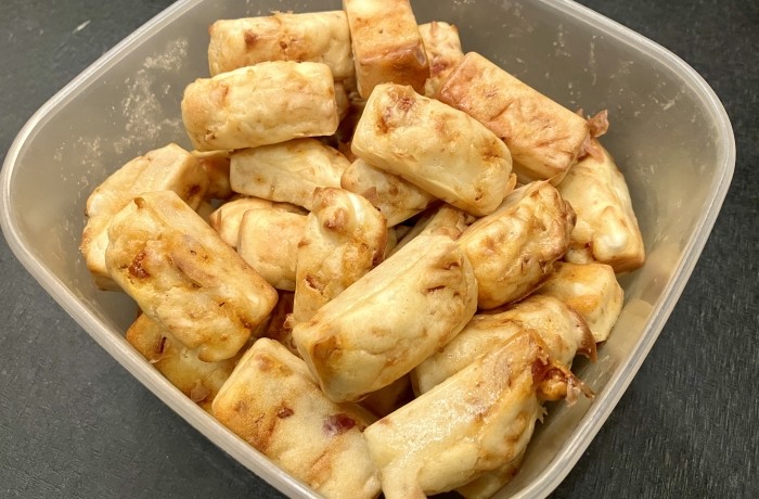Minicakes chorizo-feta